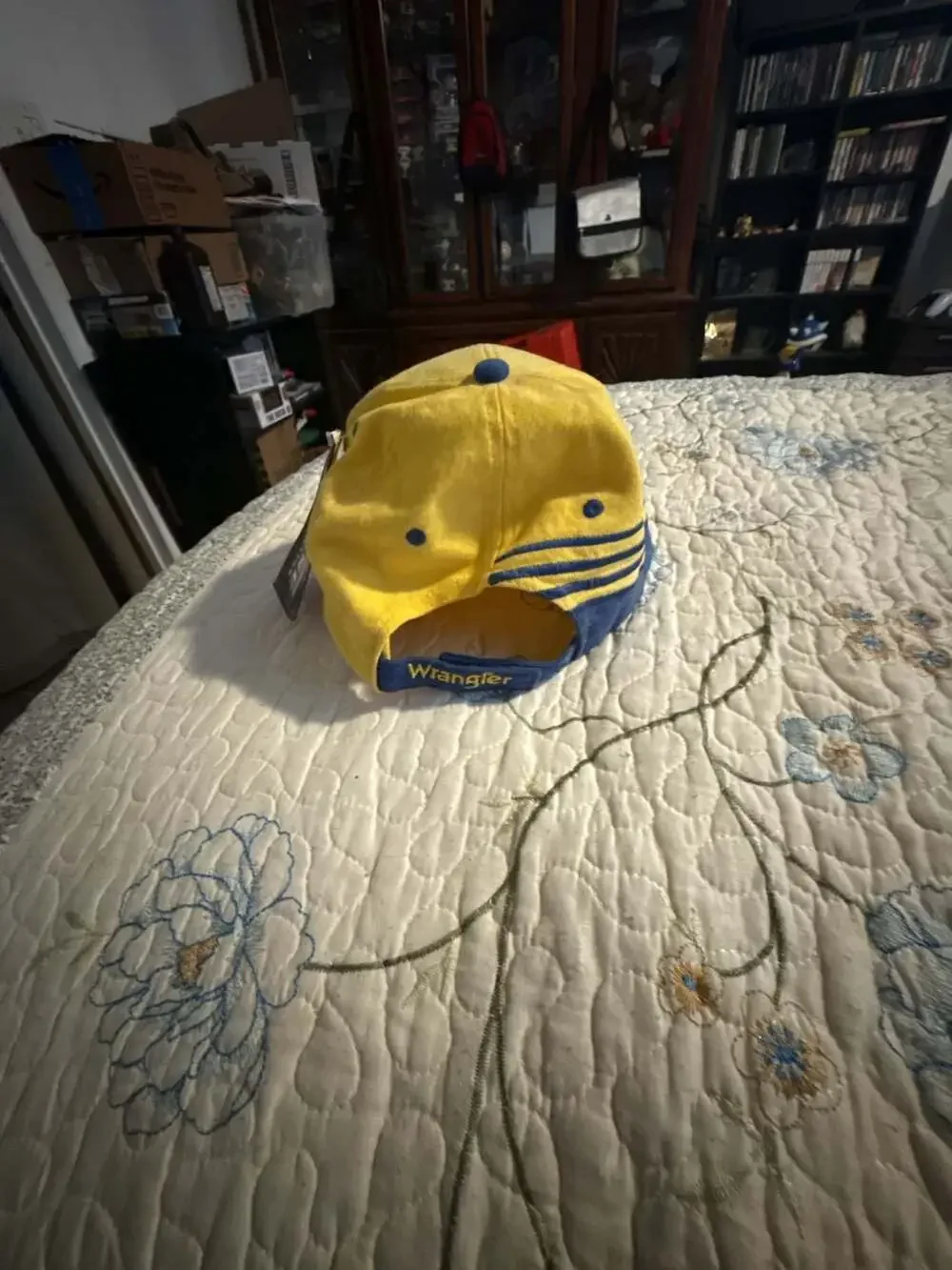 Vintage Dale Earnhardt #3 NASCAR Yellow and Blue Baseball Cap